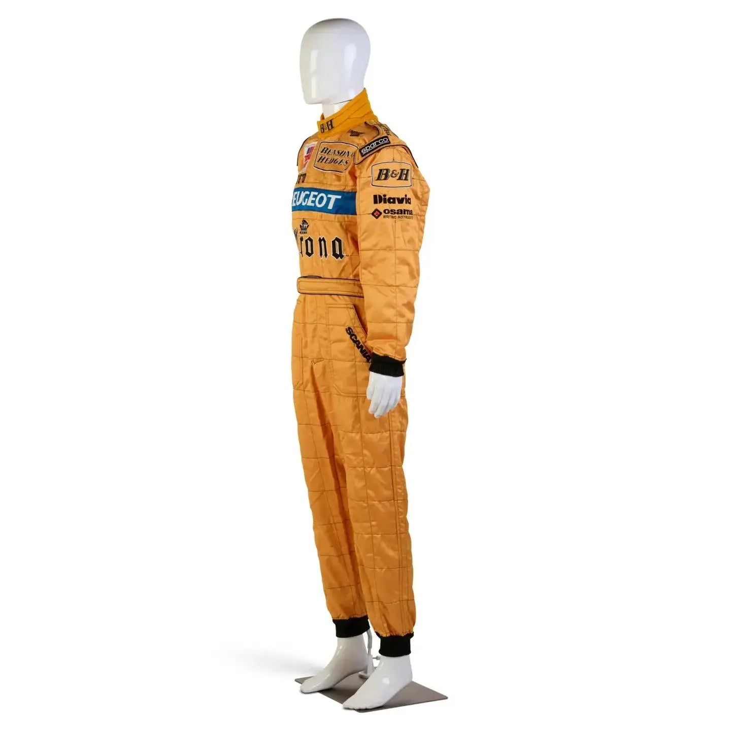 1996 Jordan Peugeot Benson & Hedges Sparco Formula 1 Nigel Mansell Race Suit_
Xtreme Racegear