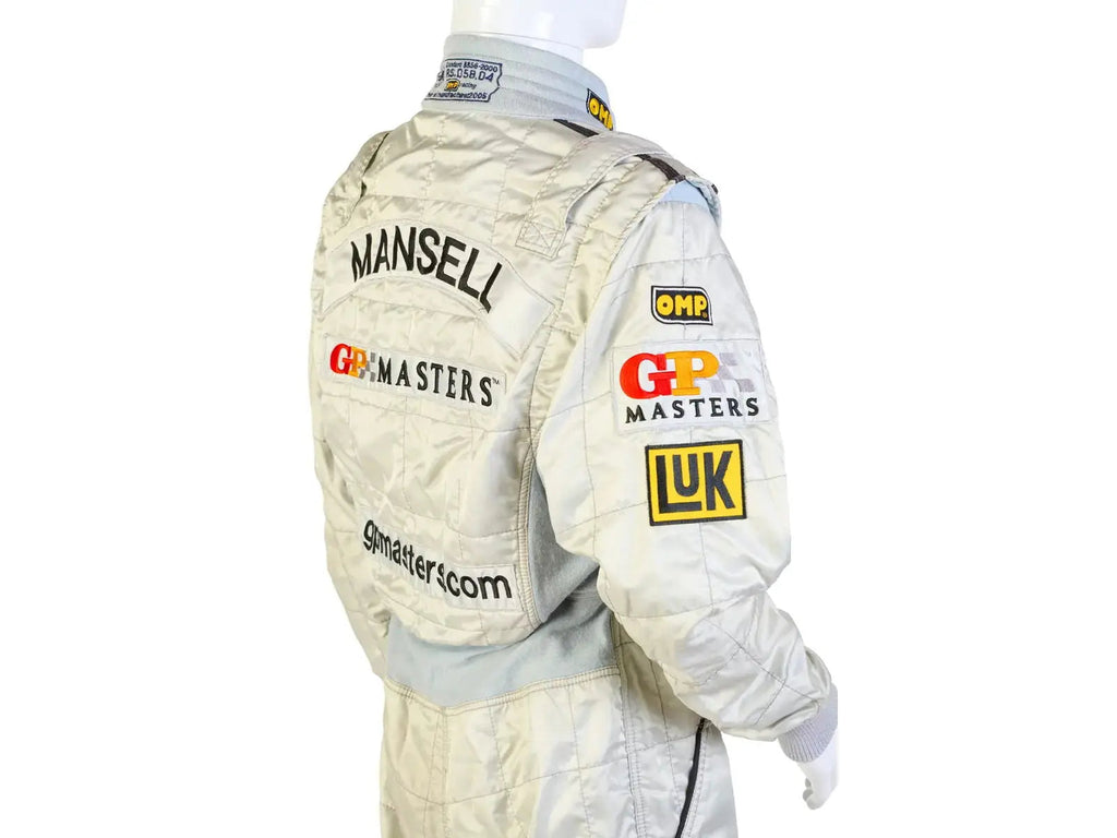 2006 OMP GP Masters NIGEL MANSELL’S Race Suit - Xtreme Racegear