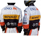 2008 Fernando Alonso Renault F1 Embroidered Racing Suit_Xtreme_Racegear