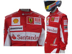 2010 Fernando Alonso Ferrari F1 Embroidered Racing Suit_Xtreme_Racegear