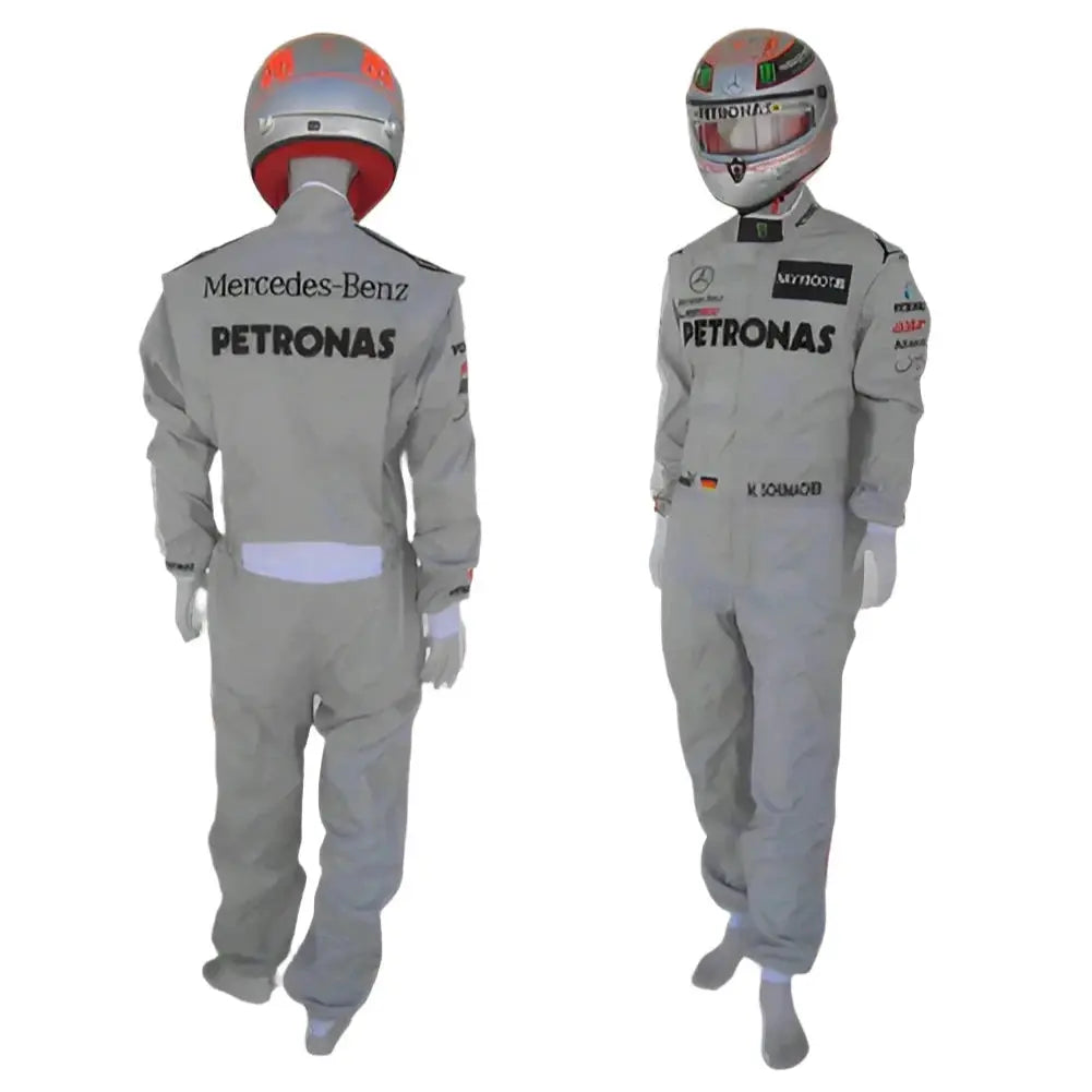 2012 Michael Schumacher Mercedes Benz F1 Embroidered Race Suit - Xtreme Racegear