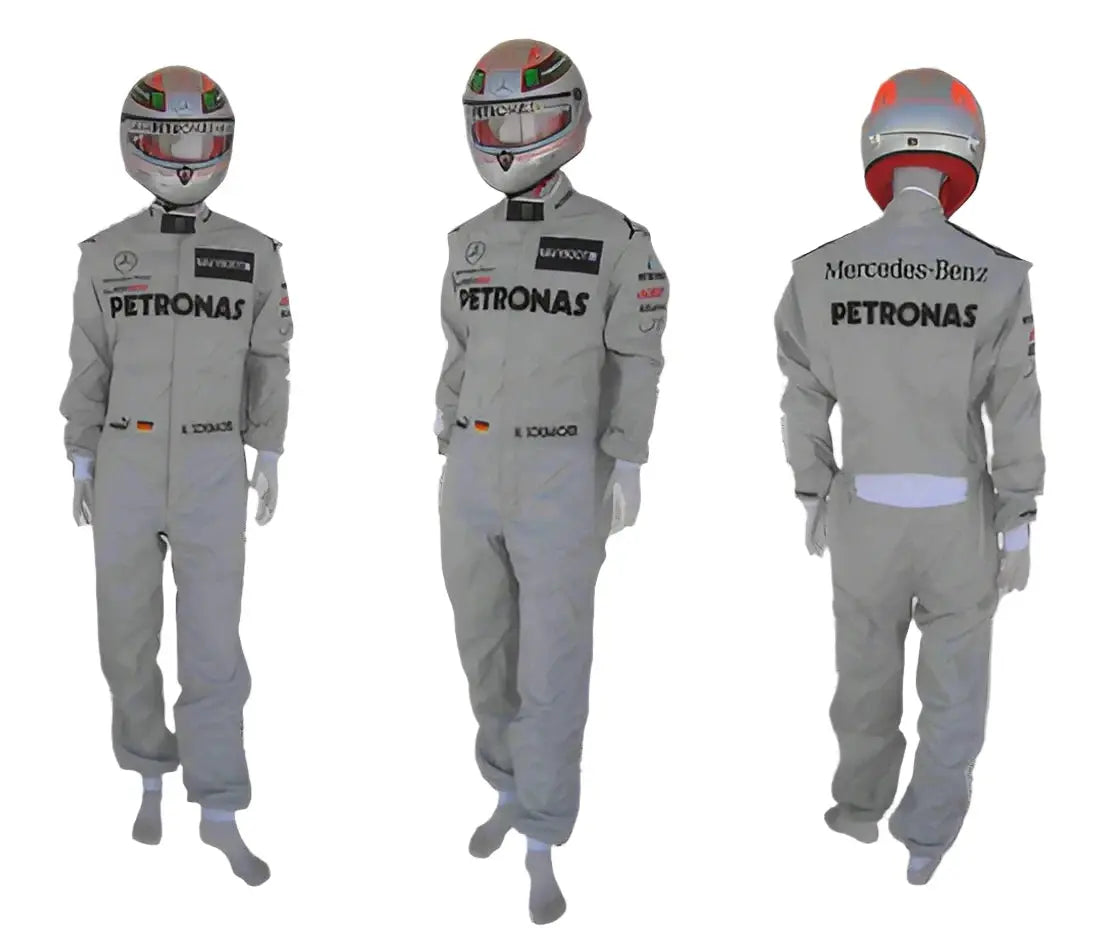 2012 Michael Schumacher Mercedes Benz F1 Embroidered Race Suit - Xtreme Racegear