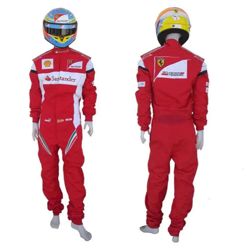 2013 Fernando Alonso Ferrari F1 Embroidered Racing Suit - Xtreme_Racegear