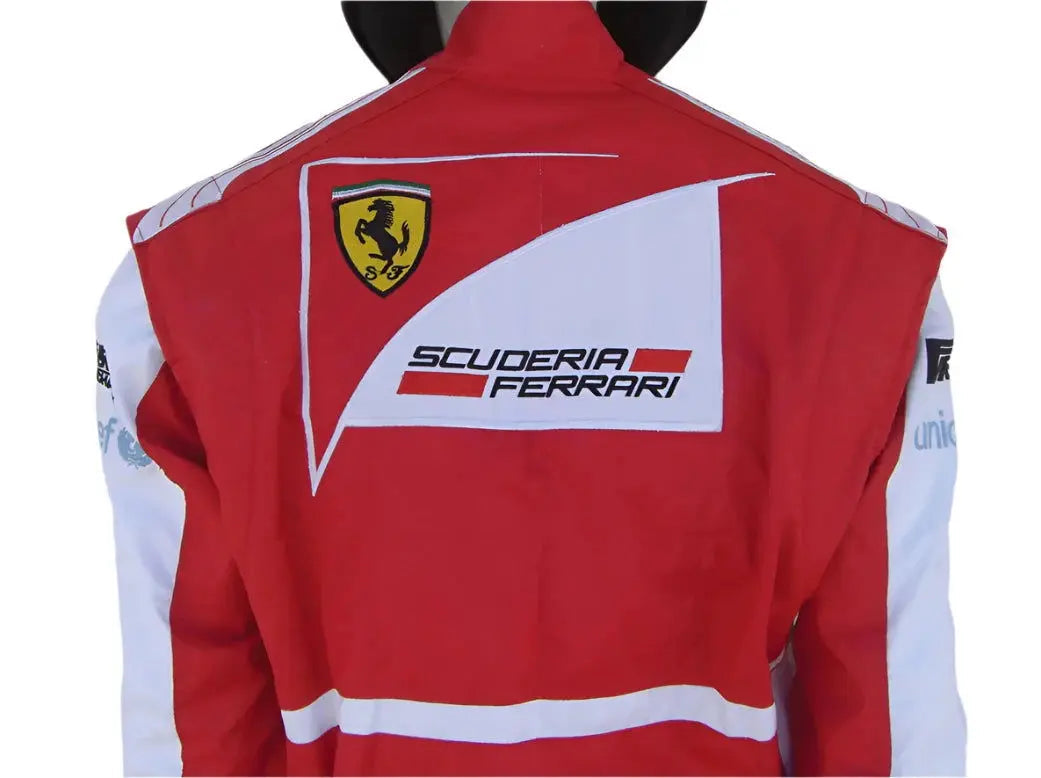 2013 Fernando Alonso Ferrari F1 Embroidered Racing Suit - Xtreme_Racegear