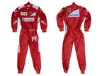 2014 Fernando Alonso Ferrari F1 Embroidered Racing Suit - Xtreme_Racegear