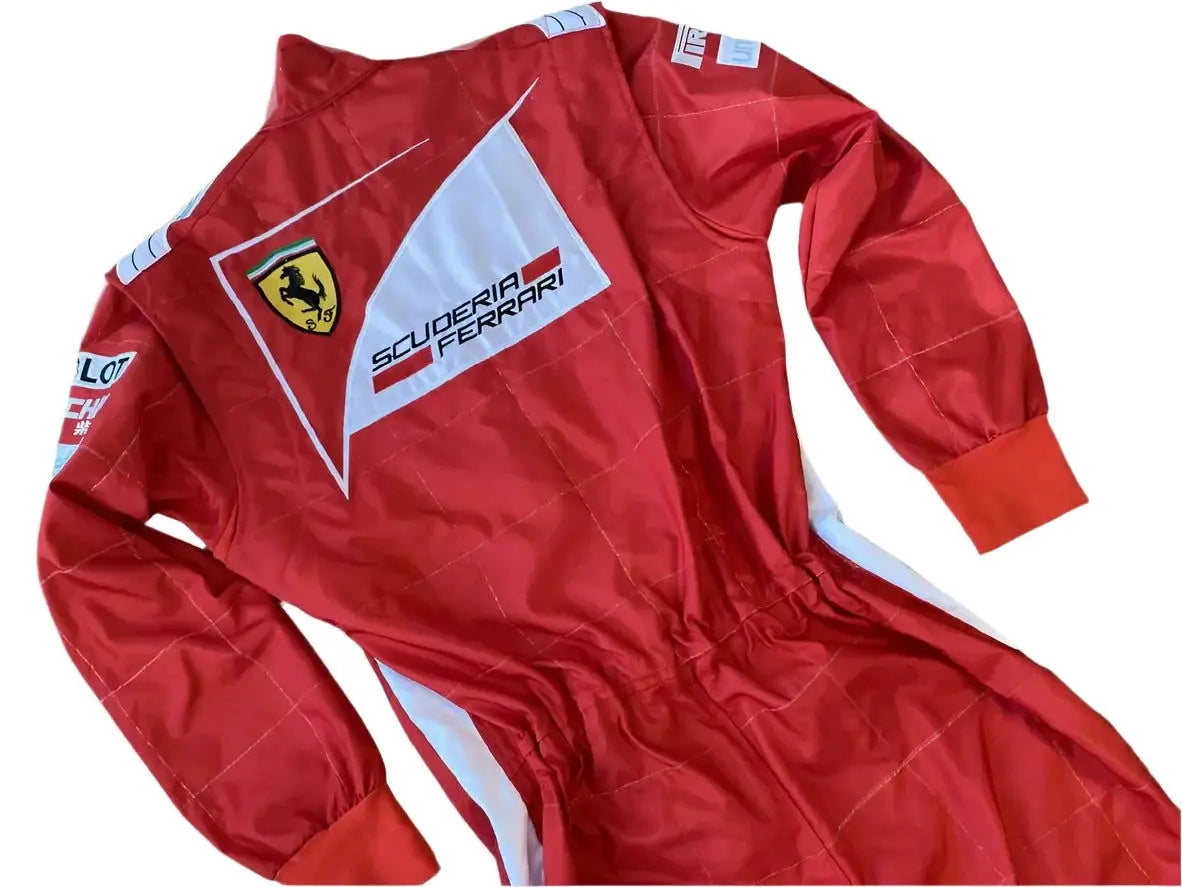 2014 Fernando Alonso Ferrari F1 Embroidered Racing Suit - Xtreme_Racegear