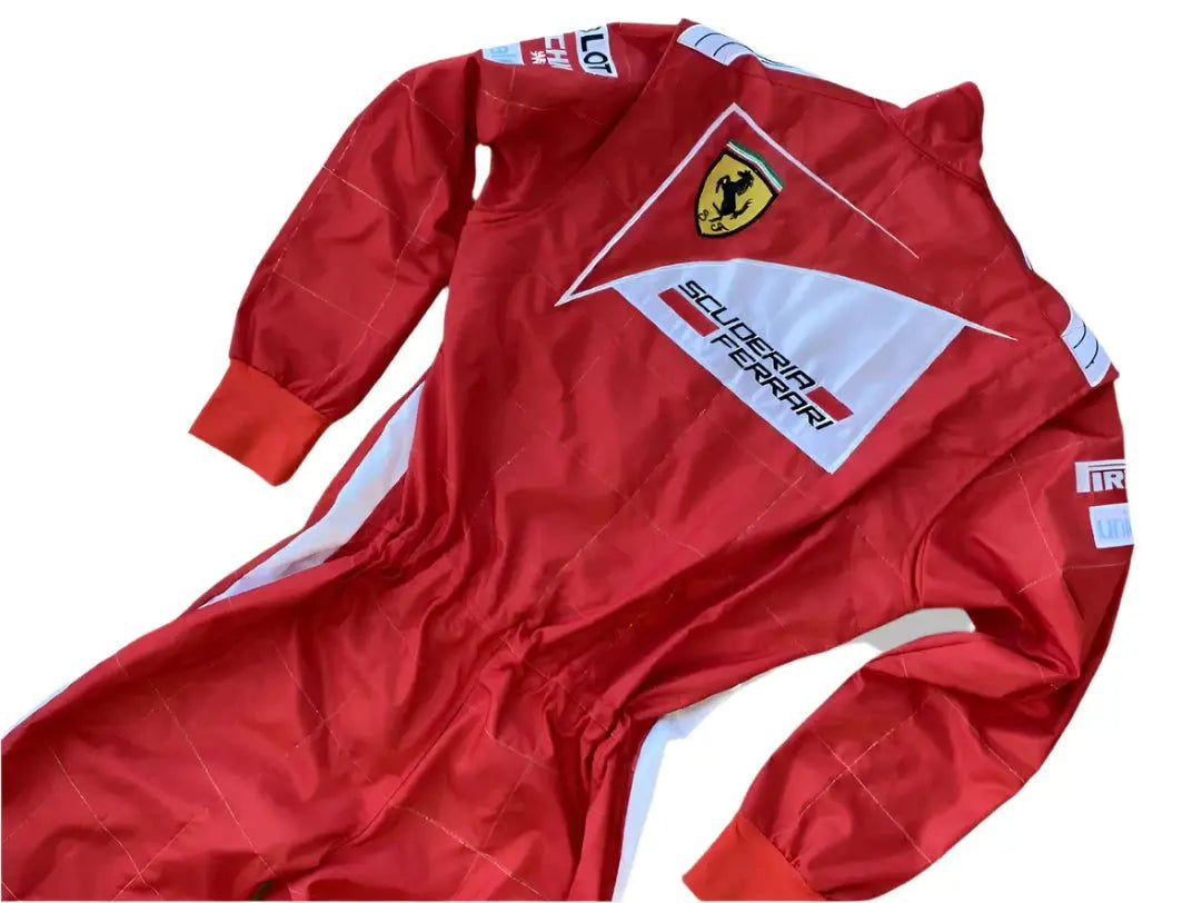 2014 Fernando Alonso Ferrari F1 Embroidered Racing Suit - Xtreme_Racegear