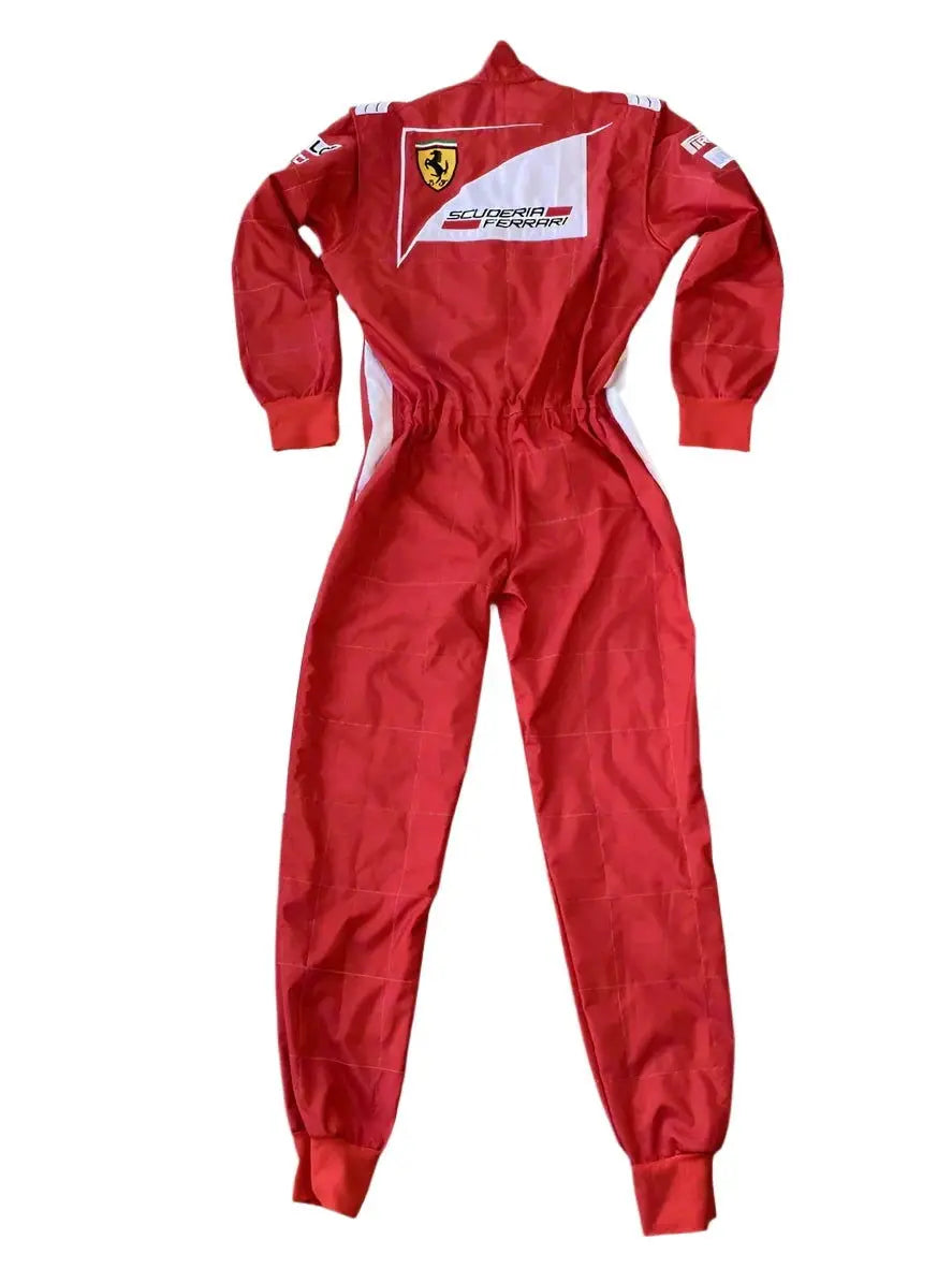 2014 Fernando Alonso Ferrari F1 Embroidered Racing Suit - Xtreme_Racegear