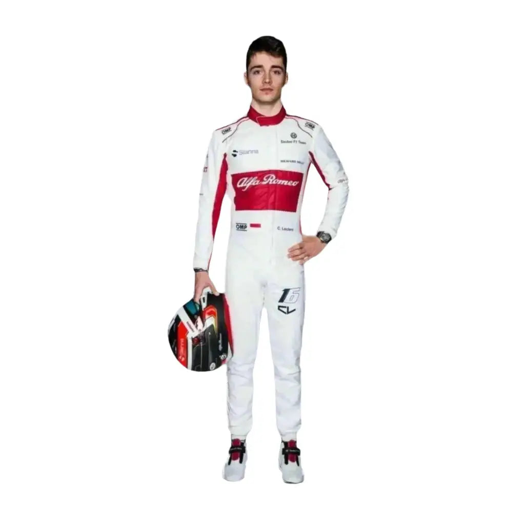 2018 Charles Leclerc Alfa Romeo Sauber F1 Suit_Xtreme Racegear