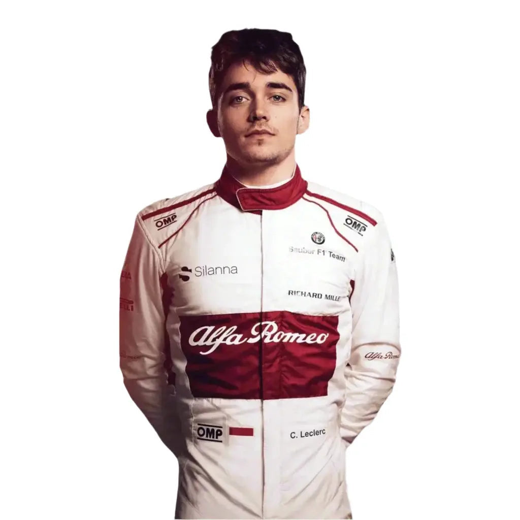 2018 Charles Leclerc Alfa Romeo Sauber F1 Suit_Xtreme Racegear