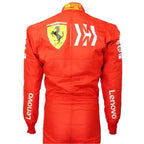 2019 Charles Leclerc Ferrari Mission Winnow F1 Embroidered Racing Suit_Xtreme_Racegear