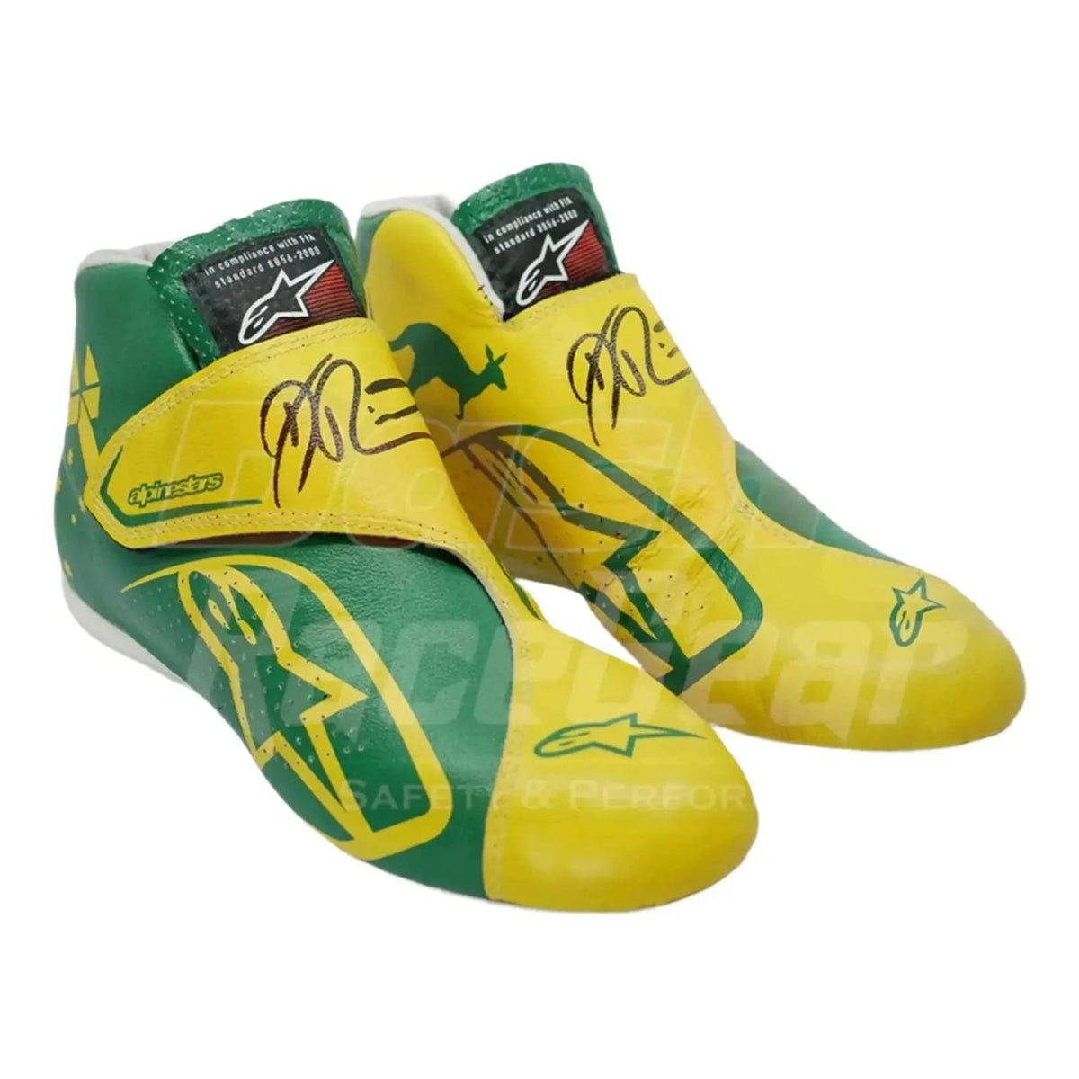 2019 DANIEL RICCIARDO RENAULT F1 RACE BOOTS - AUSTRALIAN GRAND PRIX - Xtreme_Racegear