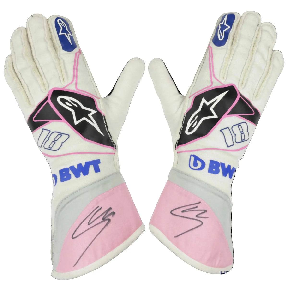 2019 Lance Stroll  BWT Race Spec Racing Point F1 Gloves_Xtreme_Racegear