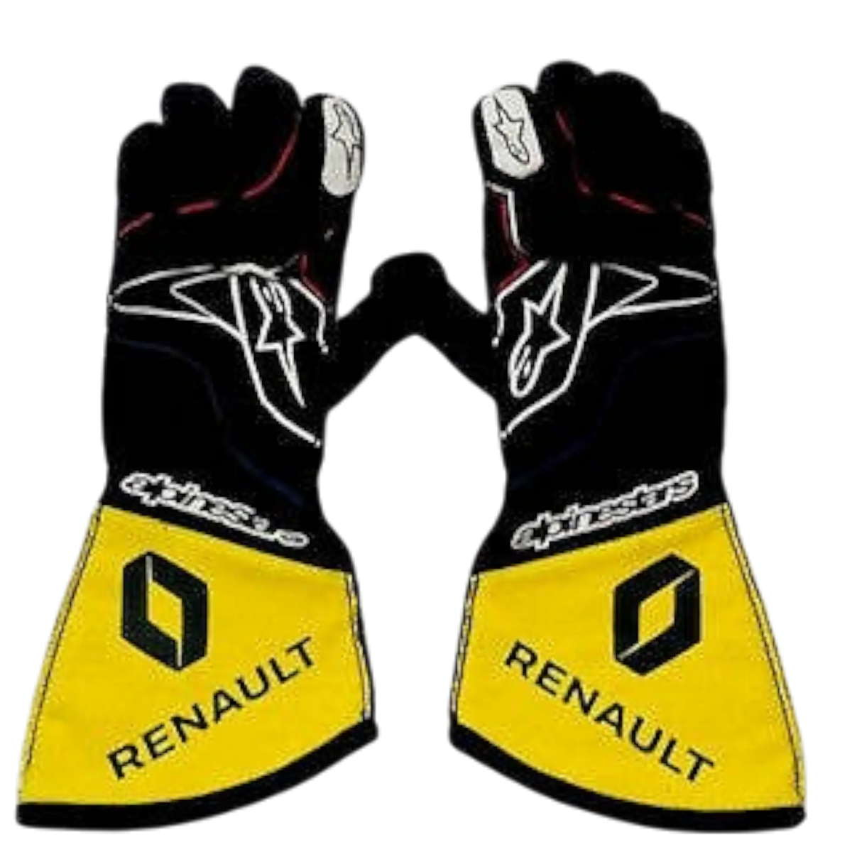 2020 Esteban Ocon Race Used Renault F1 Team Alpinestars Gloves_Xtreme_Racegear