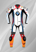 BMW Tom Sykes 2020 Superbike replica racing suit front