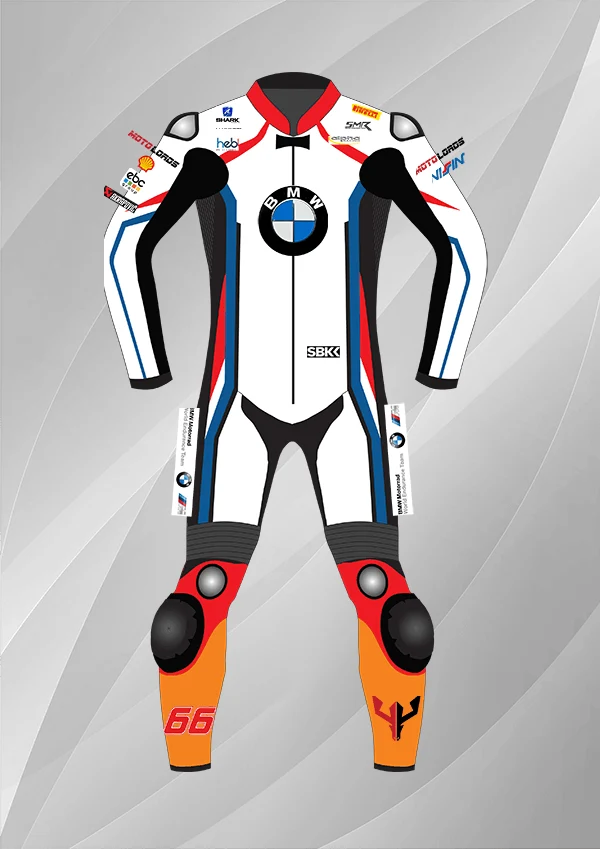BMW Tom Sykes 2020 Superbike replica racing suit front