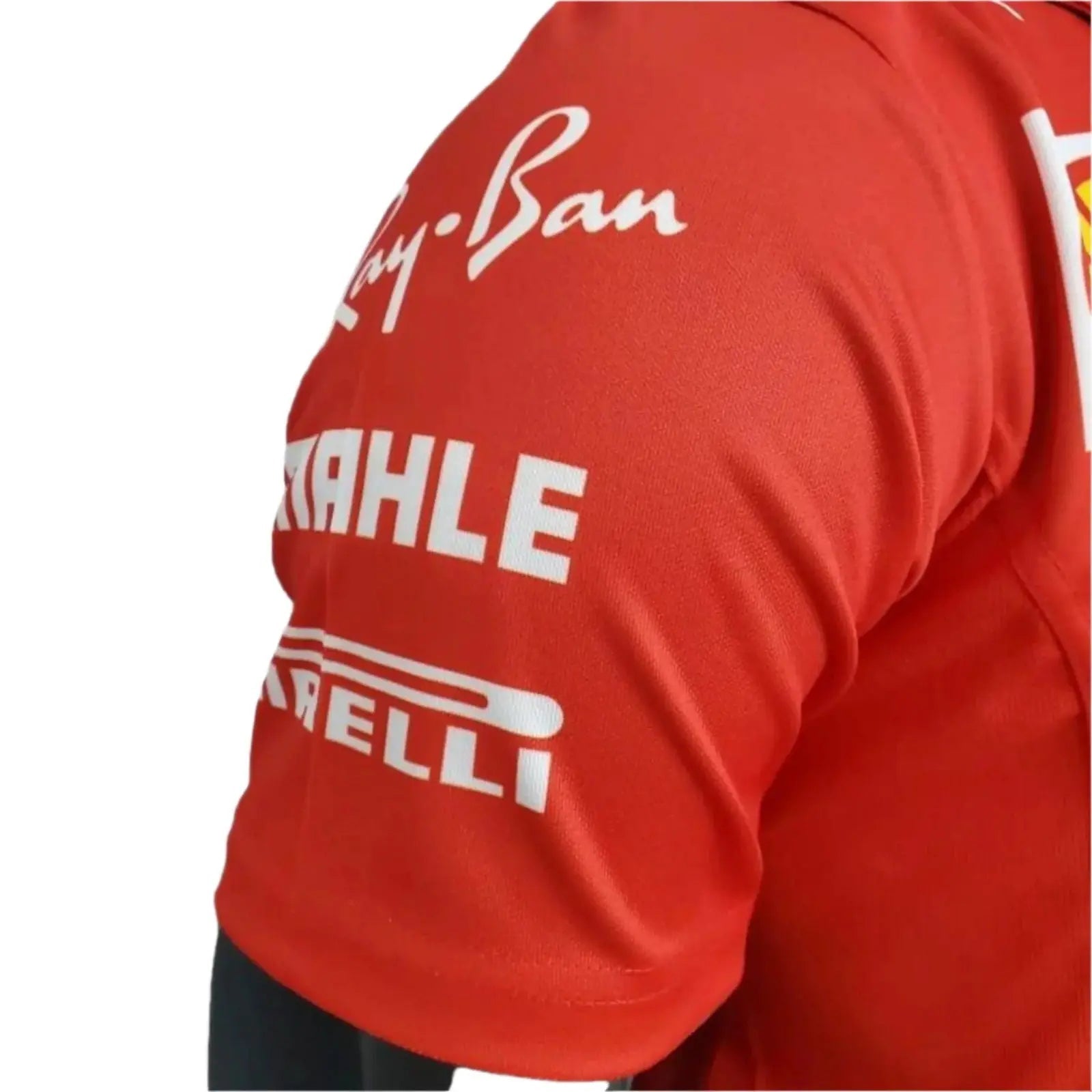 2021 Ferrari Formula One Racing Polo Zipper Shirt - Xtreme_Racegear