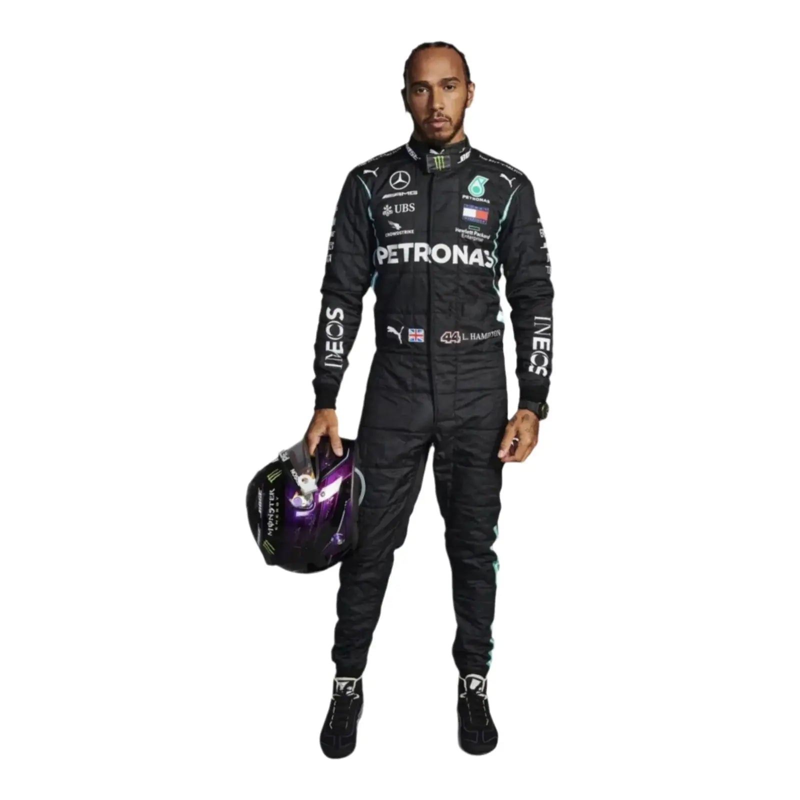 2021 Lewis Hamilton Mercedes AMG F1 Race Suit_Xtreme Racegear