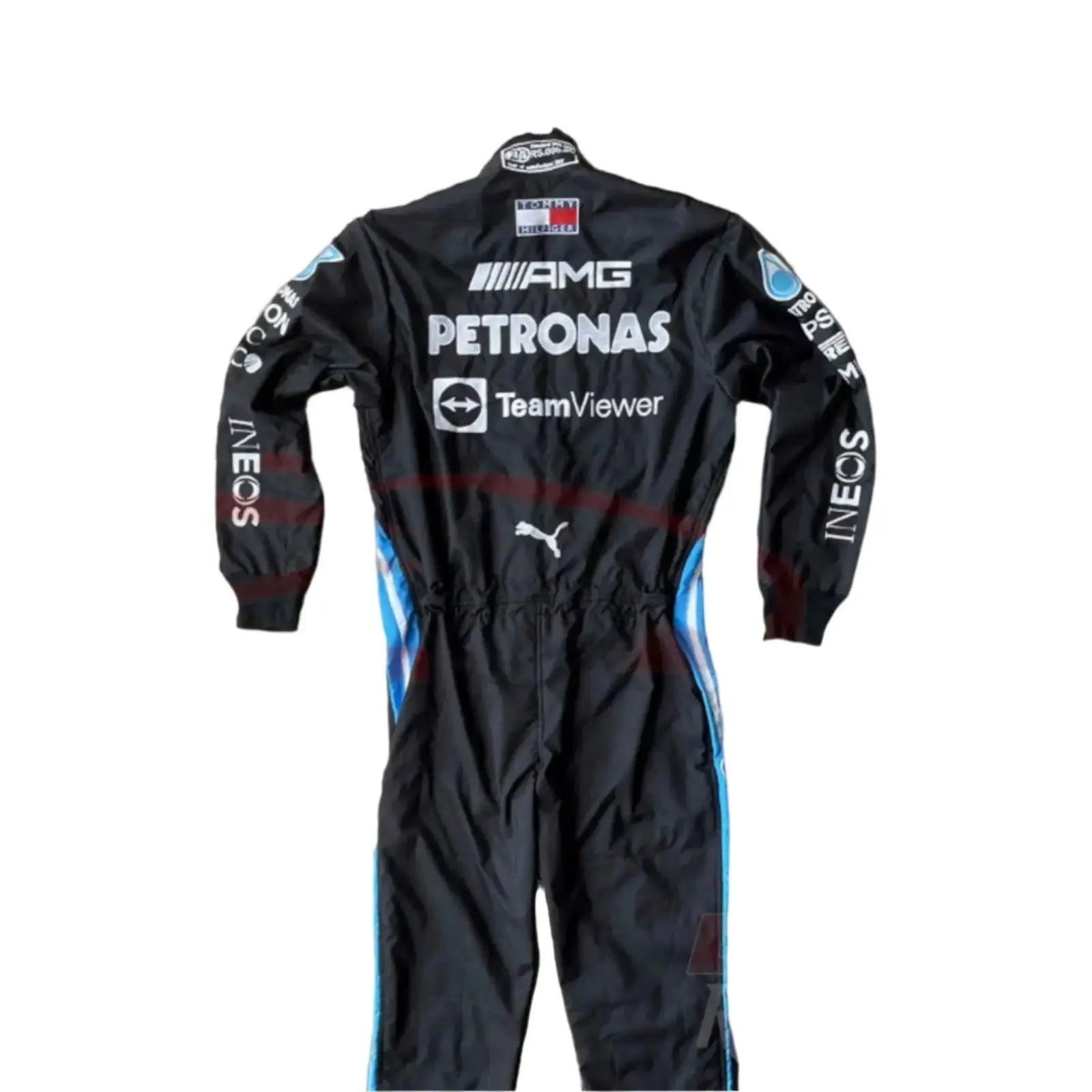 2021 Lewis Hamilton Mercedes Benz F1 Embroidered Race Suit_Xtreme Racegear
