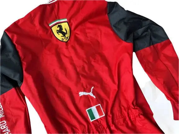 2022 Charles Leclerc Ferrari Embroidered F1 Racing Suit - Xtreme Racegear