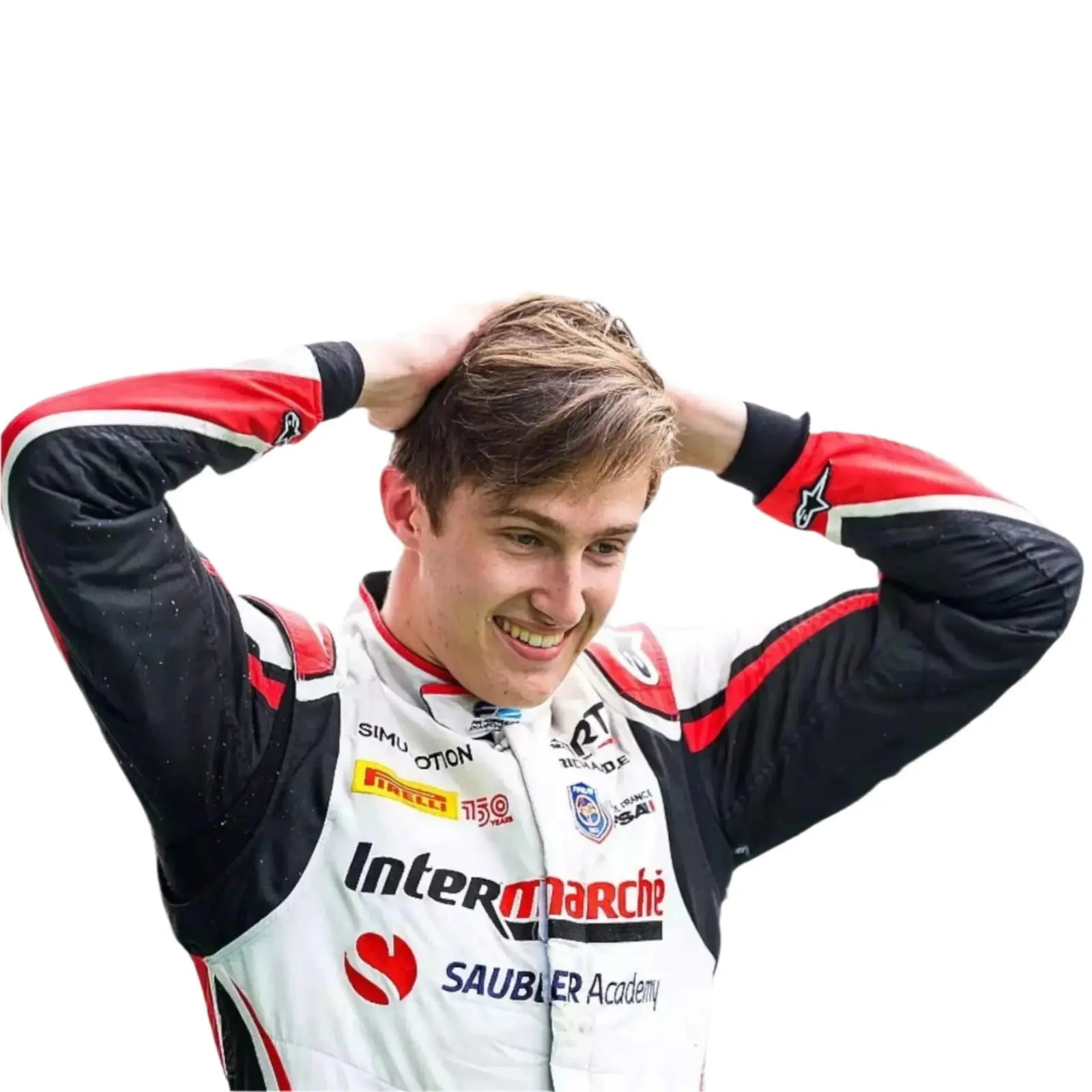 2022 Formula 2 Théo Pourchaire Suit Xtreme Racegear