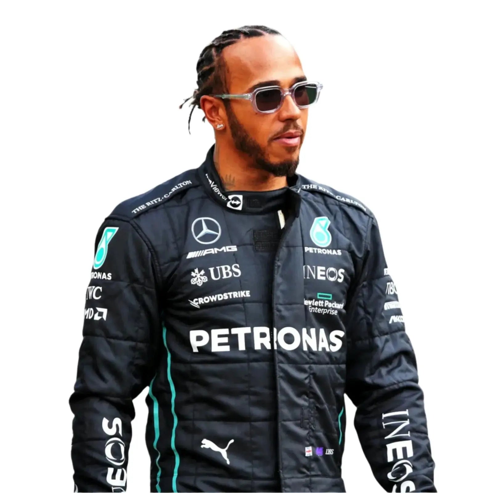 2022 Lewis Hamilton Mercedes-AMG Petronas F1 Team Replica Race Suit - Xtreme Racegear