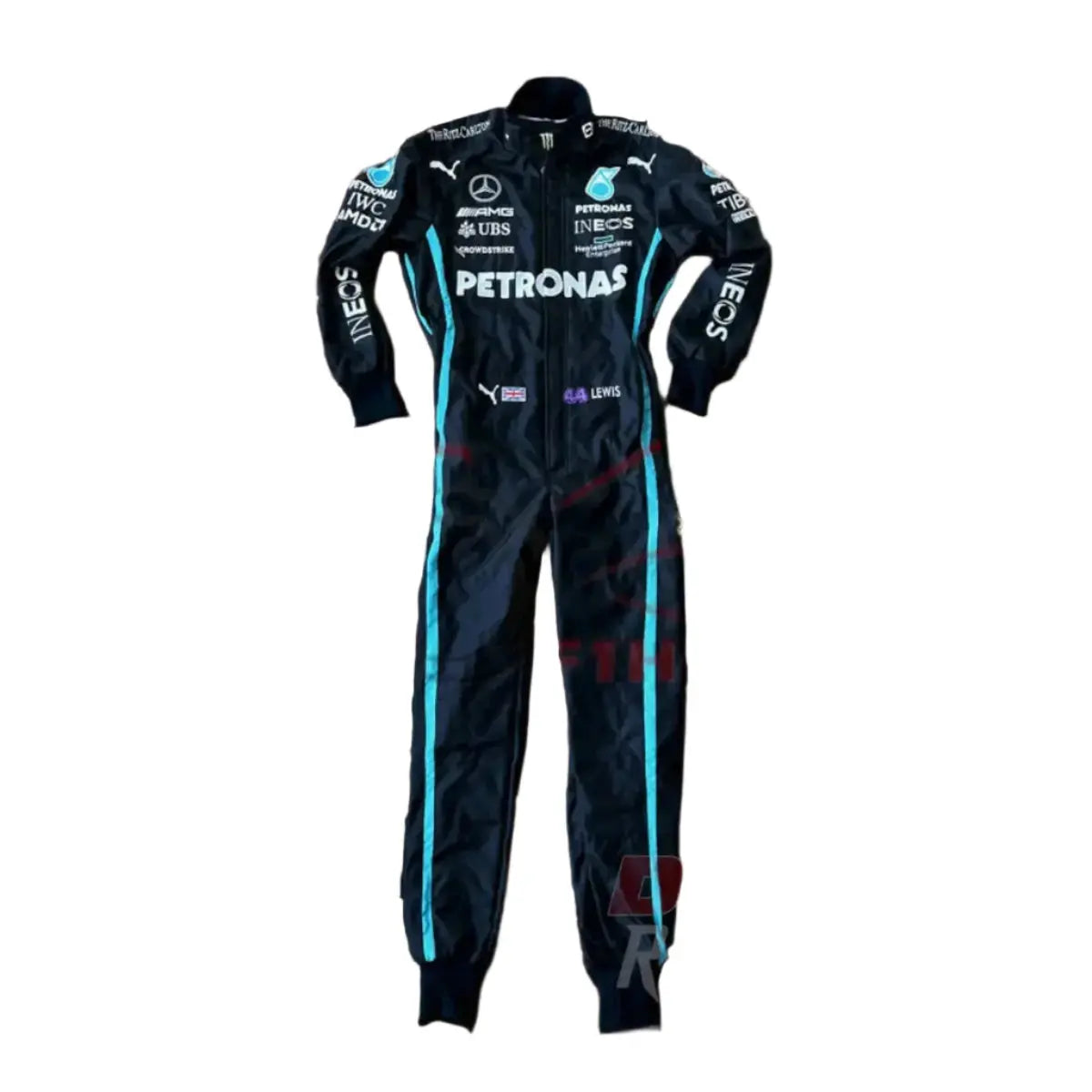 2022 Lewis Hamilton Mercedes Benz F1 Embroidered Race Suit_Xtreme Racegear