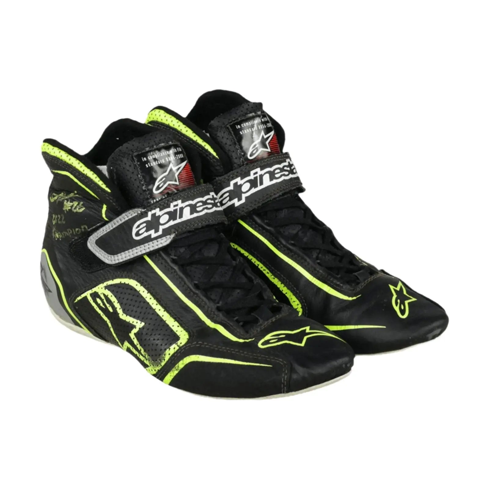 2022 Linus Lunqvist Championship HMD Indy Light Boots - Xtreme_Racegear