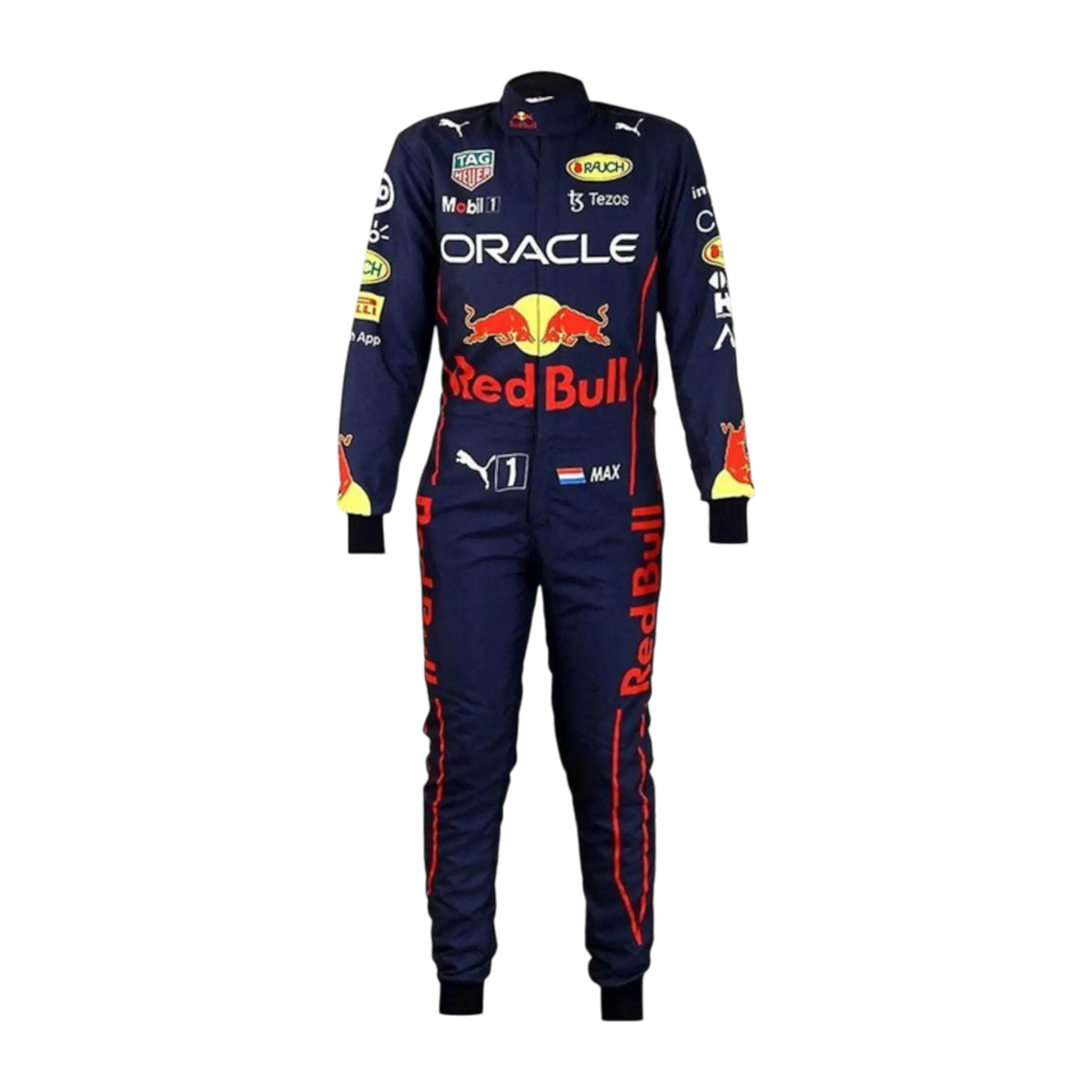 2022 Max Verstappen & Sergio Perez Oracle Red Bull Go-Kart Racing Suit Xtreme Racegear