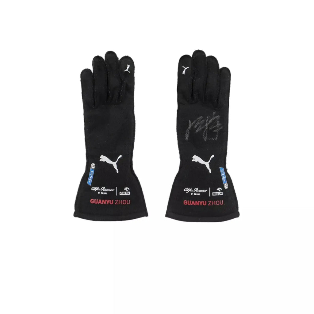2022 ZHOU GUANYU FORMULA 1 RACE GLOVES - SINGAPORE GP _-Xtreme_Racegear