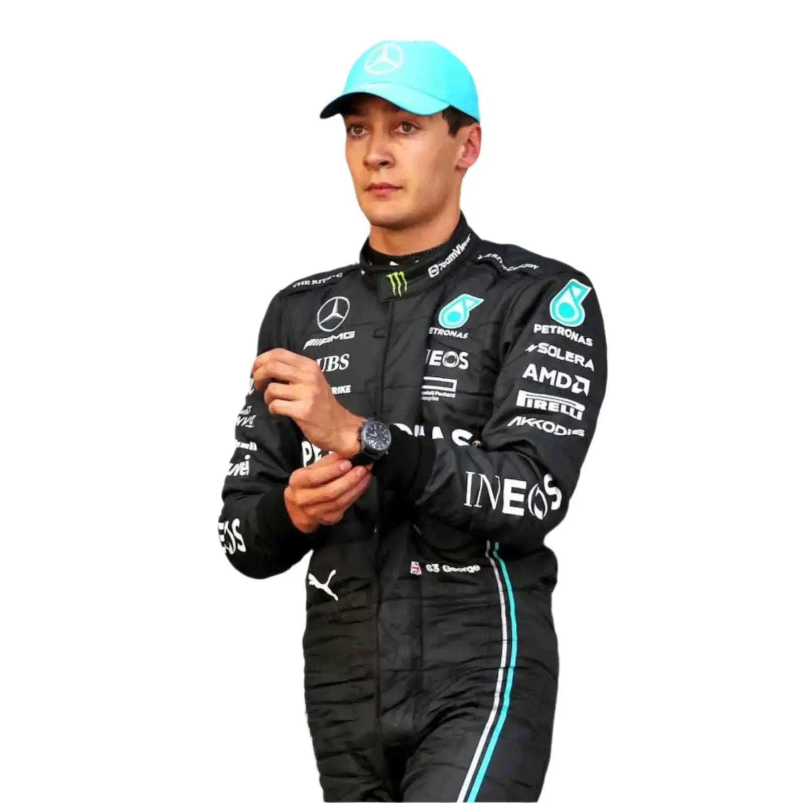 2023 George Russell Mercedes AMG F1 Race Suit_Xtreme Racegear