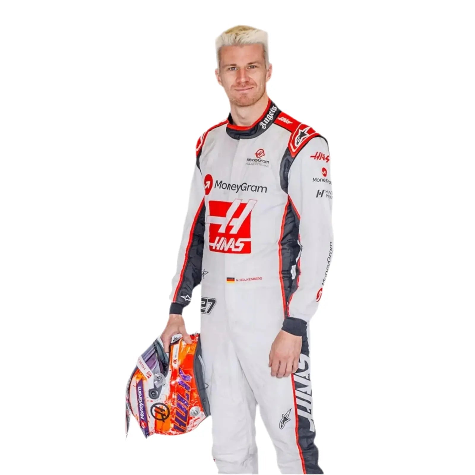 2023 Nico Hulkenberg Haas F1 Race Suits - Las Vegas Xtreme Racegear