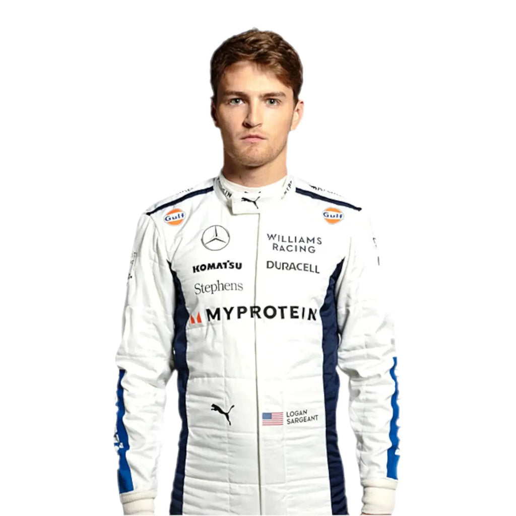 2024 Alex Albon Logan Sargeant Williams F1 Team Race Suit - Xtreme Racegear