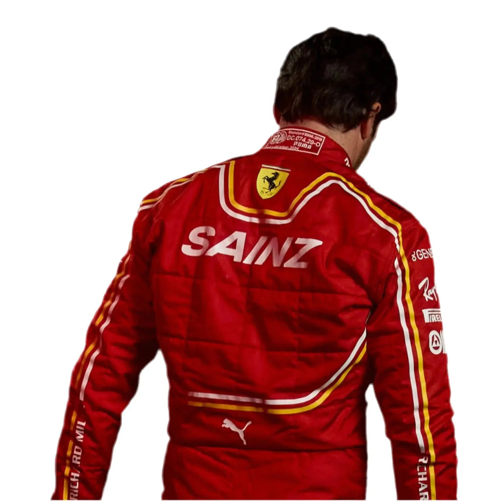 2024 Carlos Sainz Jr. Replica Race Suit | Scuderia Ferrari F1 Team - Xtreme Racegear