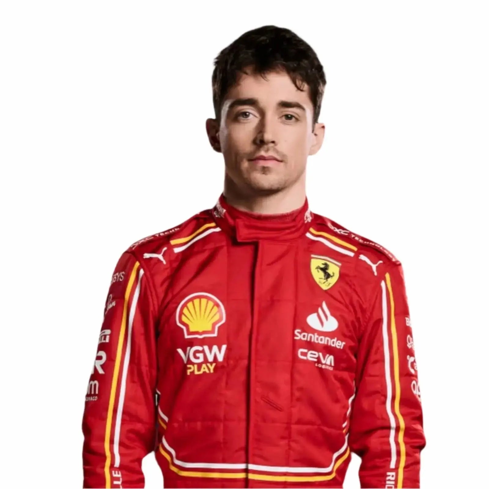 2024 Charles Leclerc Replica Race Suit | Scuderia Ferrari Team Gear - Xtreme Racegear