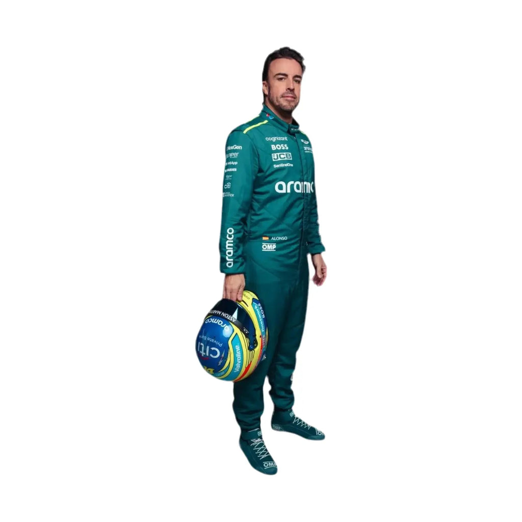 2024 Fernando Alonso & Lance Stroll Replica Race Suit | Aston Martin F1 - Xtreme Racegear