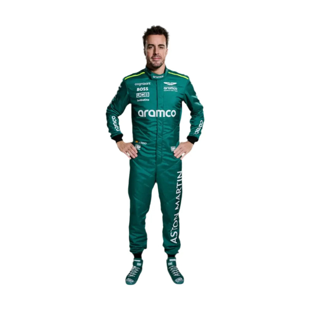 2024 Fernando Alonso & Lance Stroll Replica Race Suit | Aston Martin F1 - Xtreme Racegear