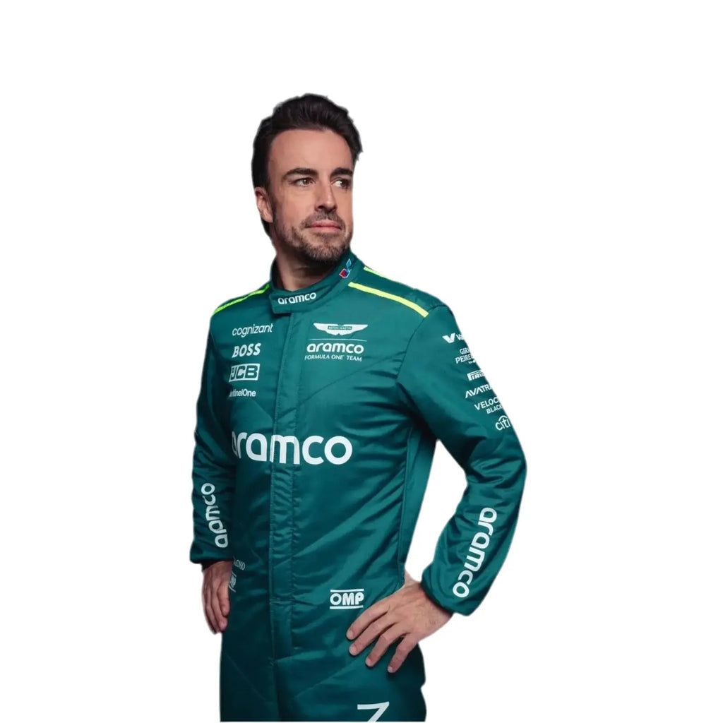 2024 Fernando Alonso & Lance Stroll Replica Race Suit | Aston Martin F1 - Xtreme Racegear