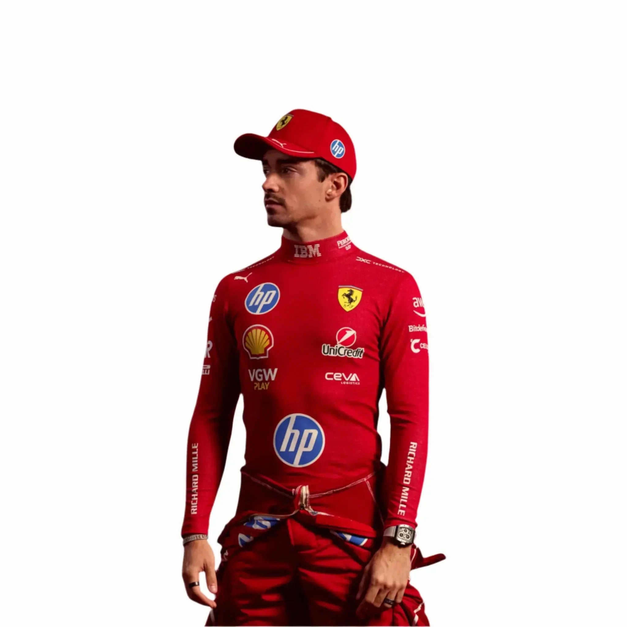 2025 Charles Leclerc Ferrari HP Race Suit F1 Xtreme Racegear