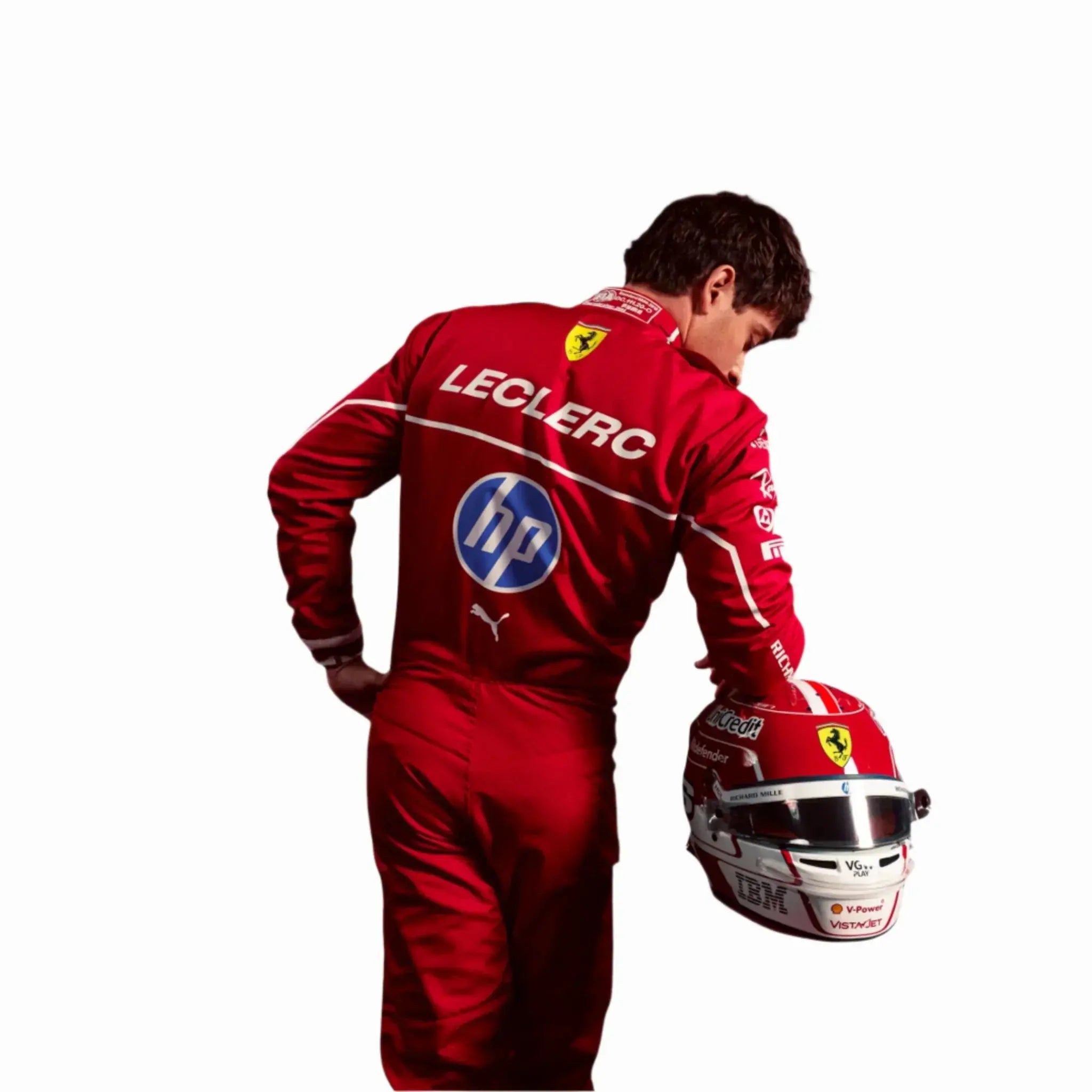 2025 Charles Leclerc Ferrari HP Race Suit Xtreme Racegear