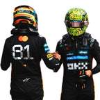 2025 F1 Racing Costume Worn by Lando Norris & Oscar Piastri - Silverstone British GP 
Xtreme Racegear