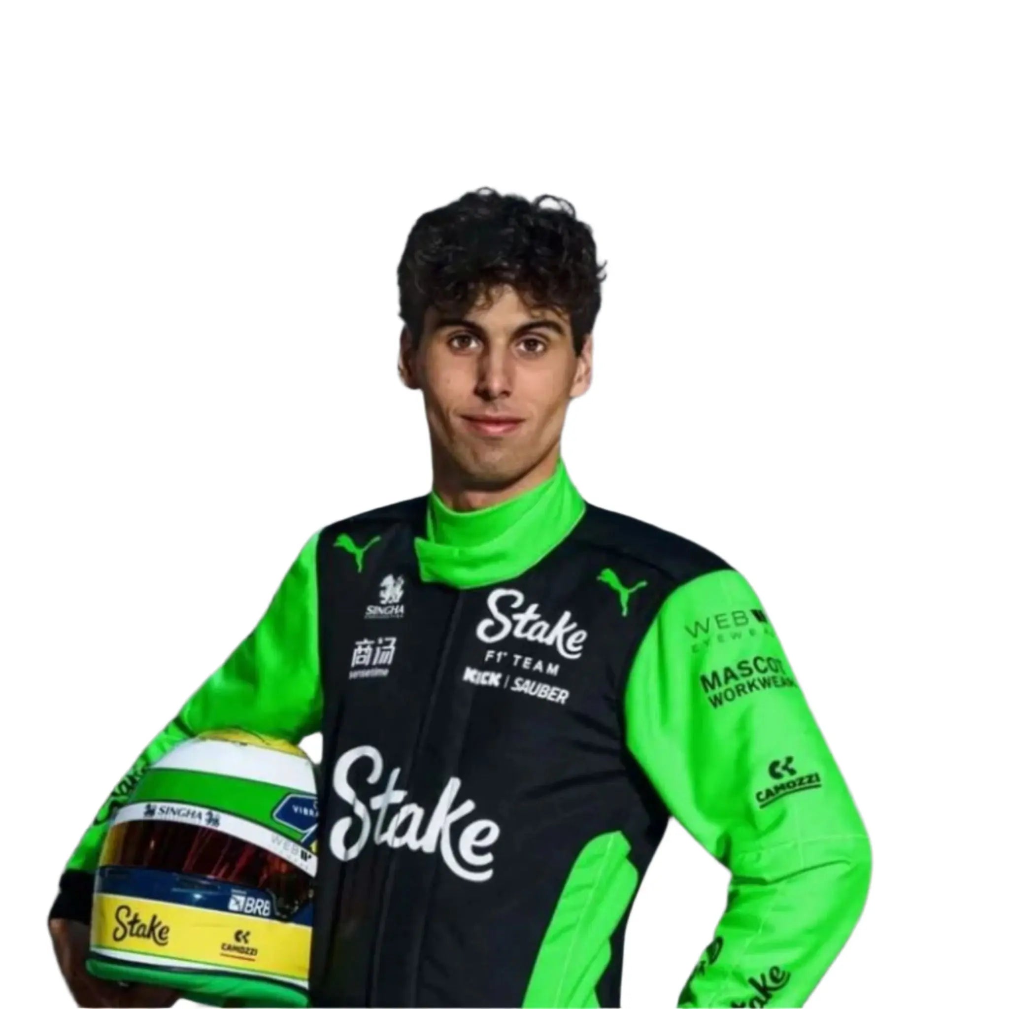 2025 Gabriel Bortoleto Go-Kart Racing Suit Replica | Kick Sauber F1 Team Xtreme Racegear