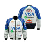 2025 Isack Hadjar F1 vintage racing jacket front_xtreme racegear