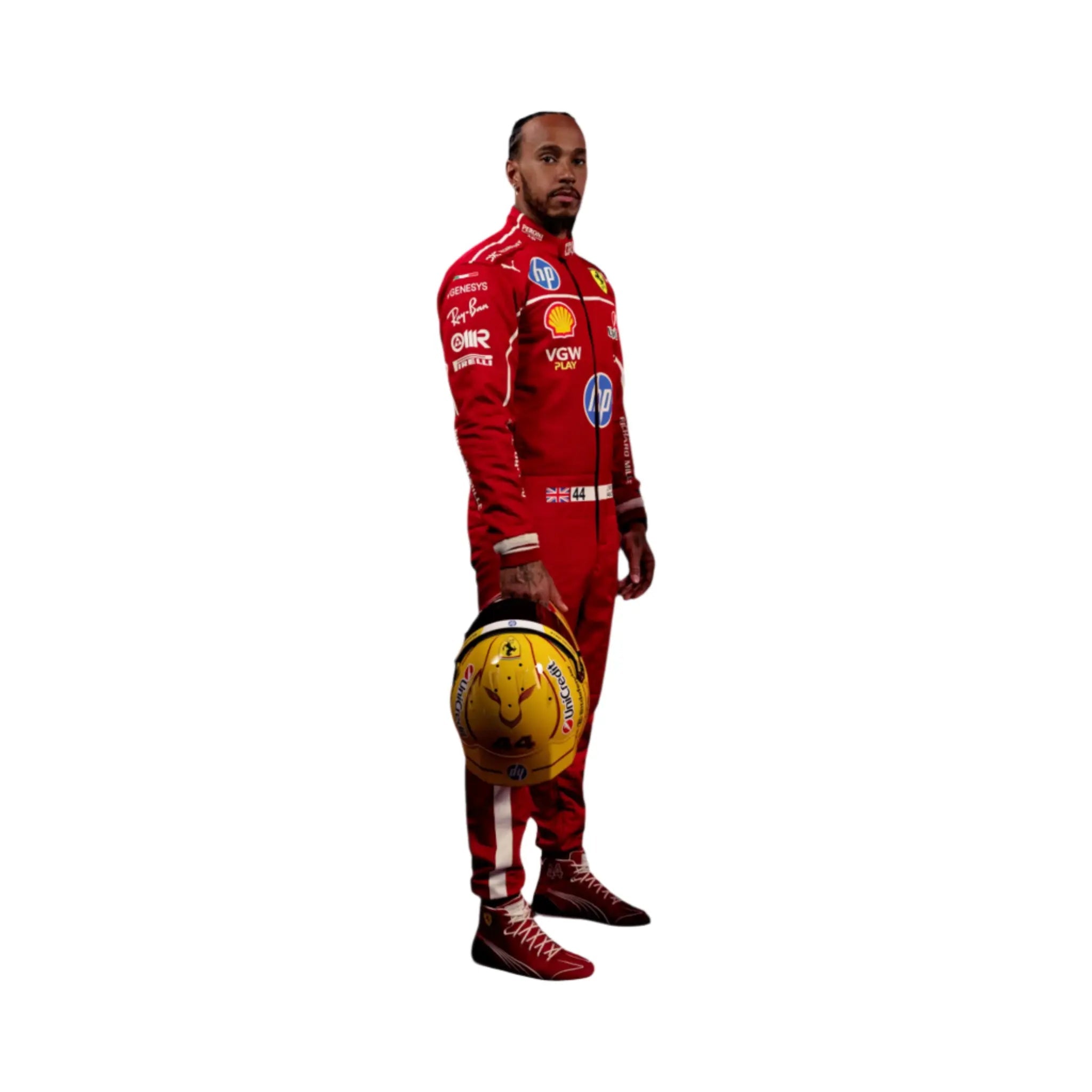 2025 Lewis Hamilton Ferrari HP F1 Race Suit Xtreme Racegear