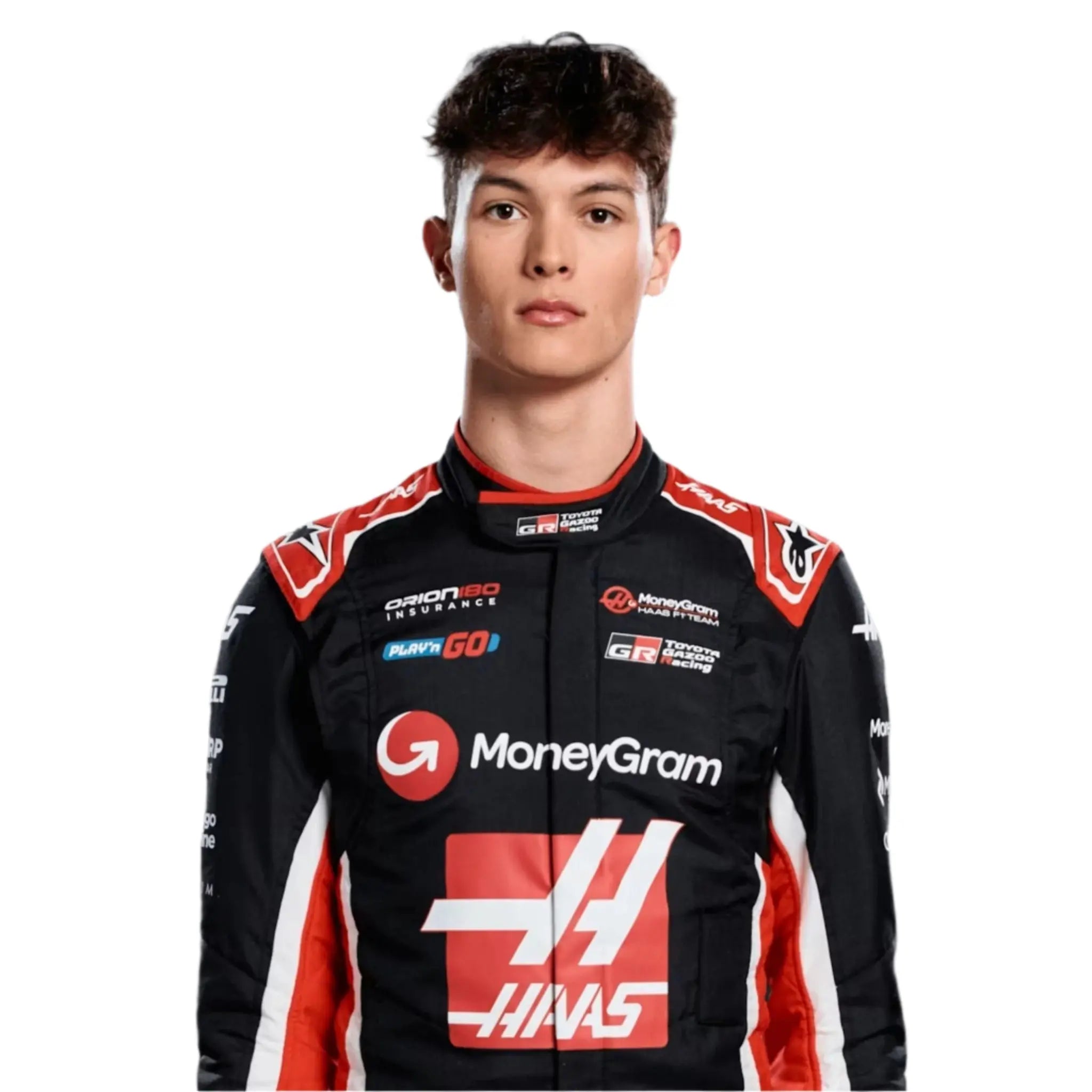 2025_Oliver_Bearman_MoneyGram_Haas_F1_Team_Race_Suit_Replica Xtreme Racegear