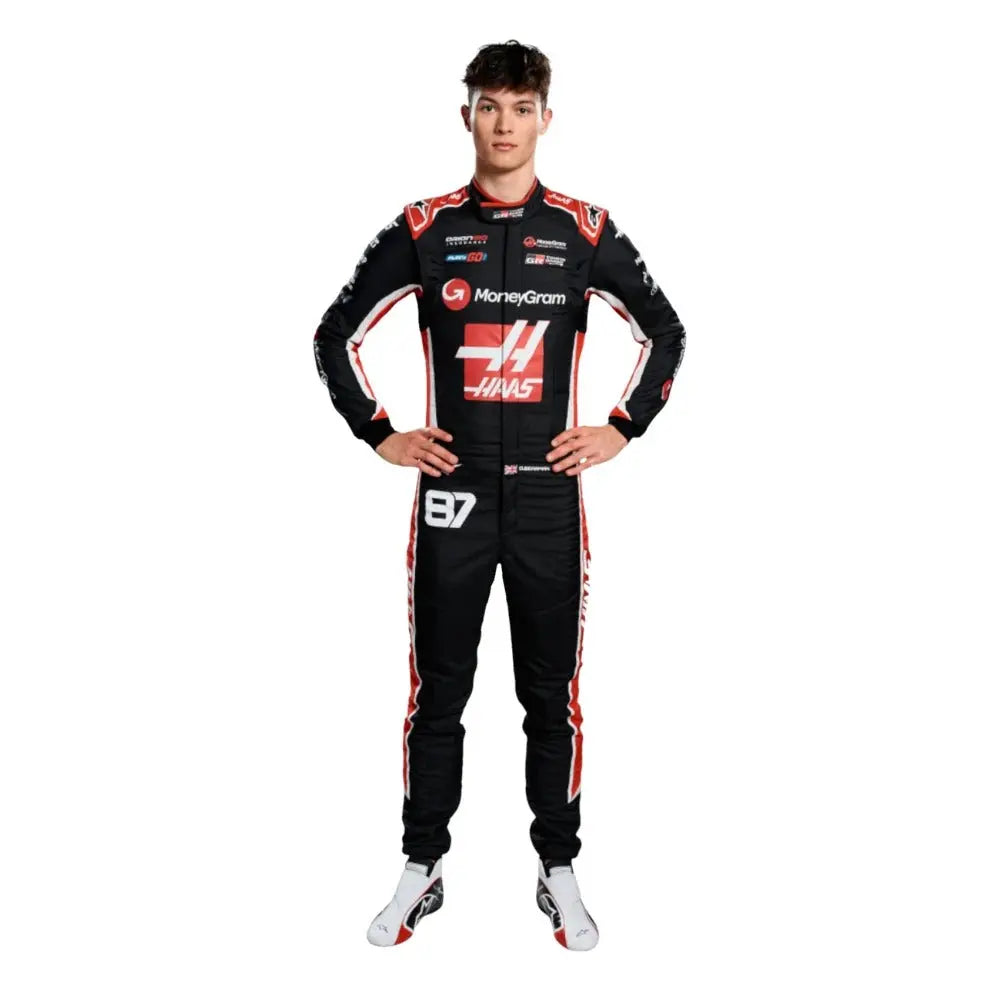 2025 Ollie Bearman Haas F1 Team Race Suit Xtreme Racegear
