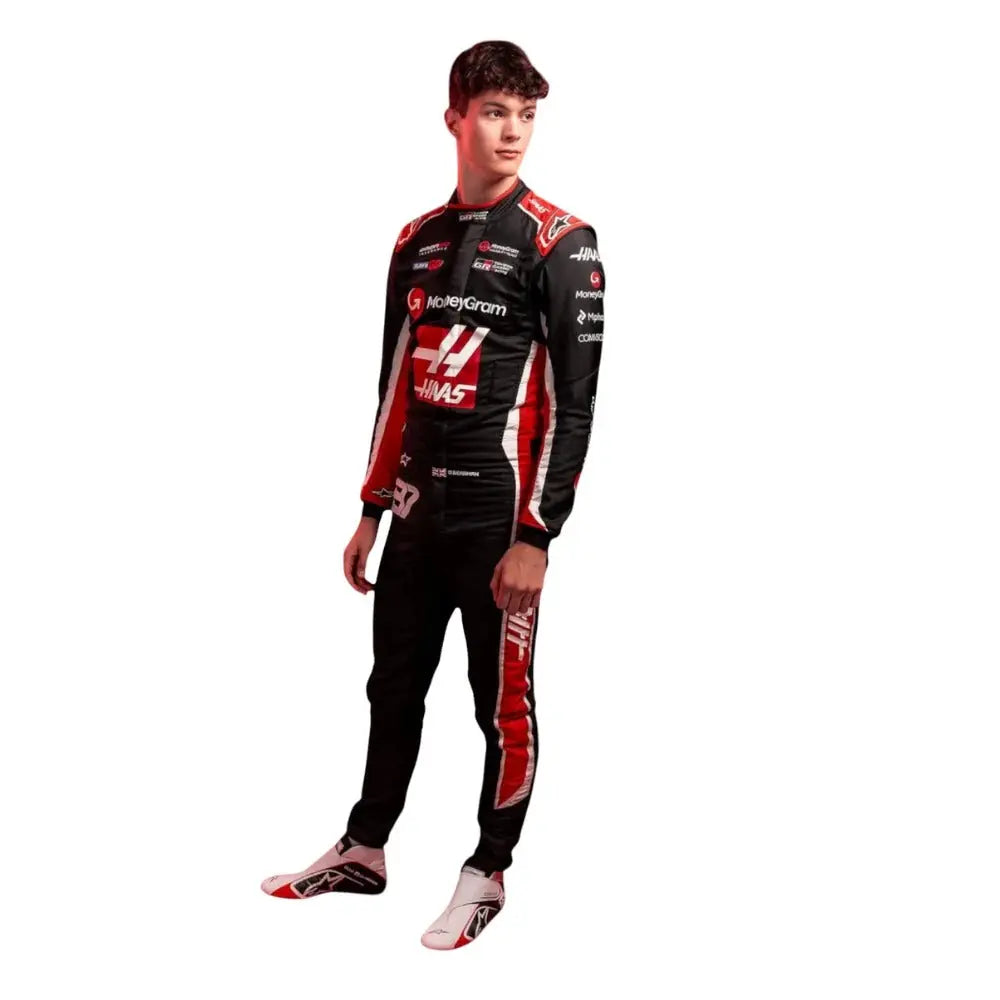 2025 Ollie Bearman Haas F1 Team Race Suit Xtreme Racegear