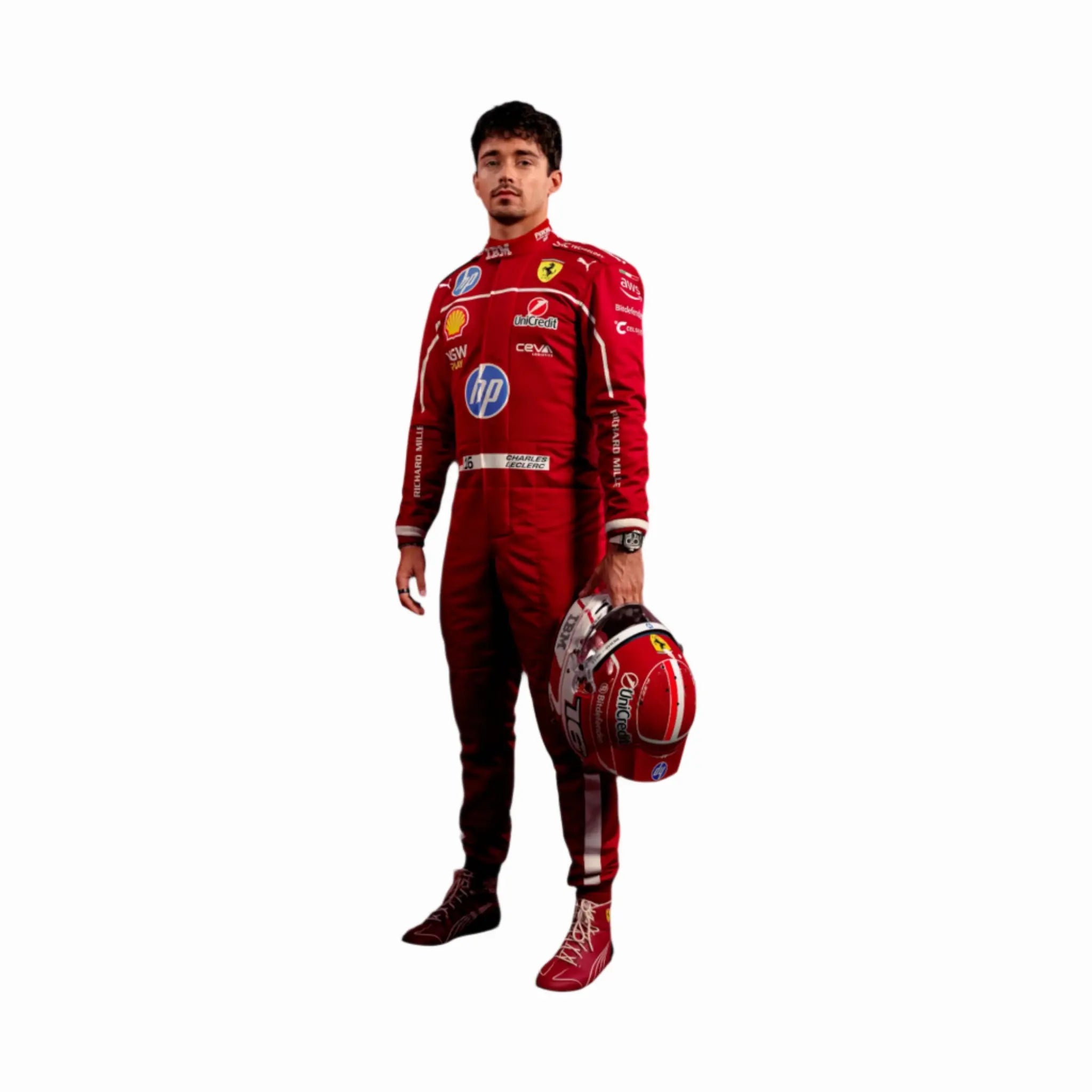 2025 Scuderia Ferrari HP Go-Kart Racing Suit 2379