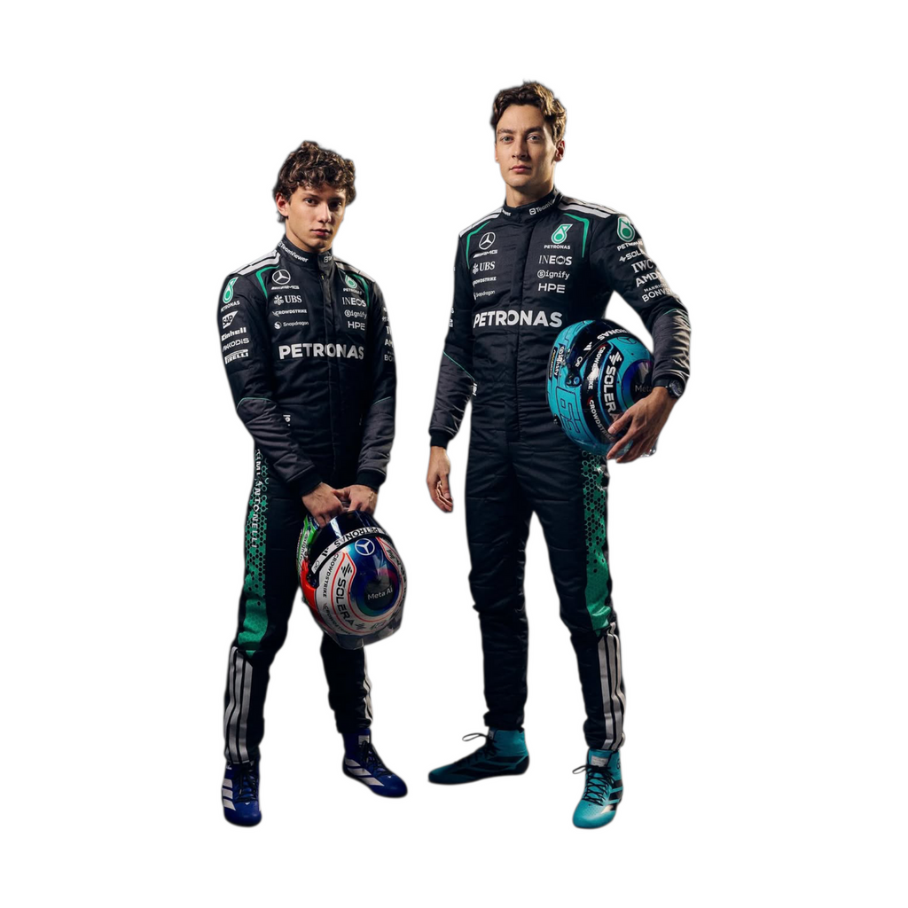 2026 Andrea Kimi Antonelli & George Russell Mercedes Replica Suit 
Xtreme Racegear