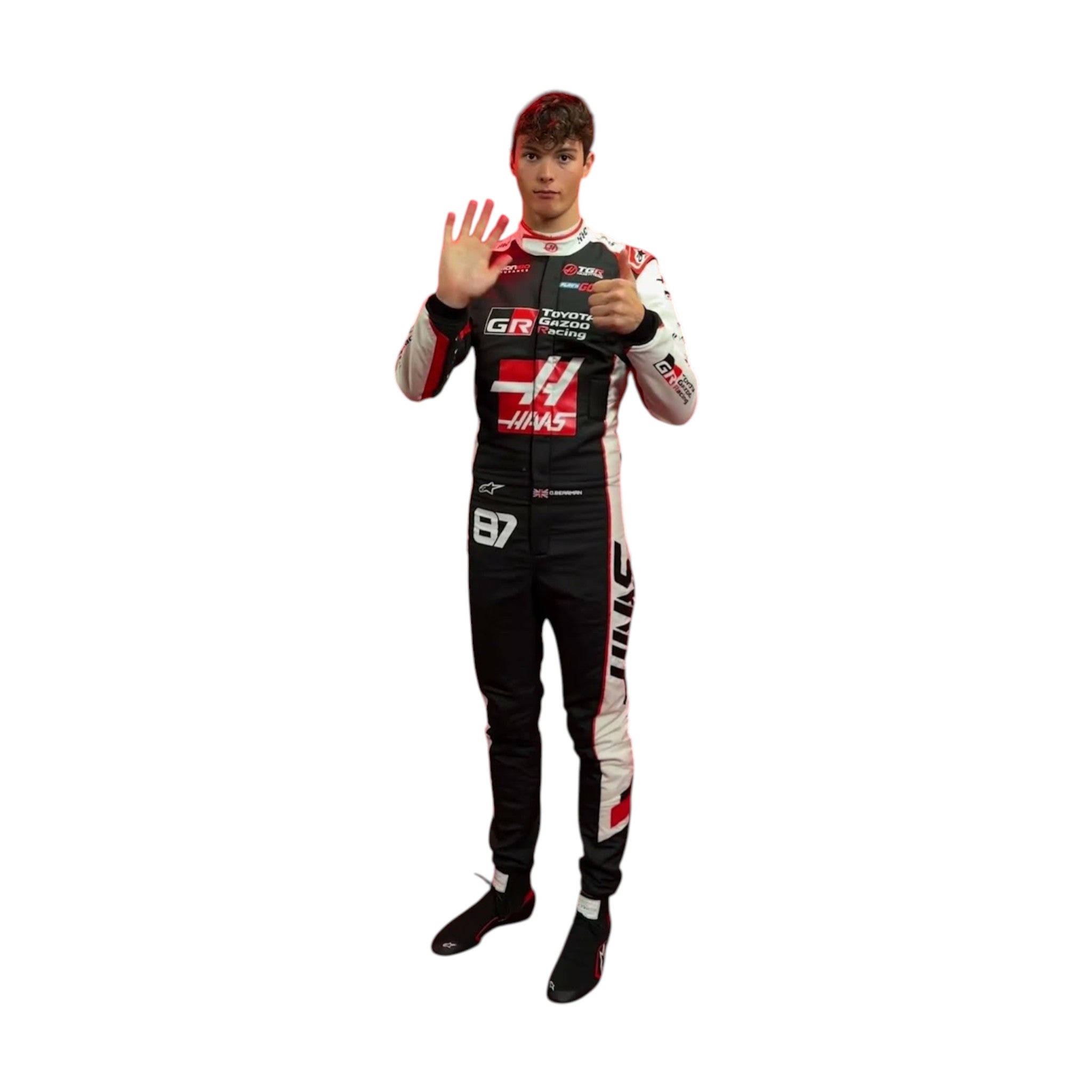 2026 New Oliver Bearman MoneyGram Haas F1 Team Replica Racing Suit